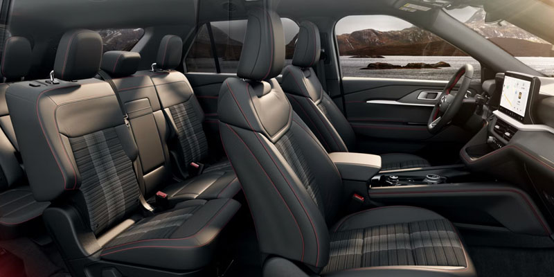 2026 Ford Explorer 3 row Interior
