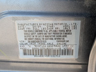 2024 Nissan Sentra SV