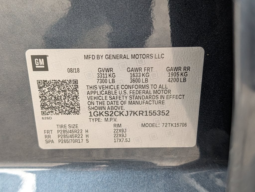 2019 GMC Yukon Denali 4WD