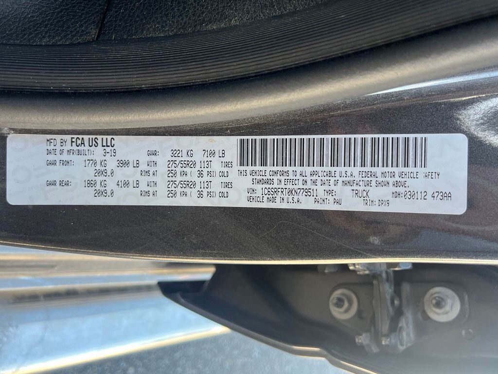 2019 RAM 1500 Laramie