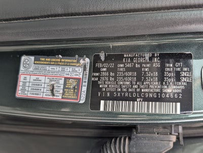 2022 Kia Sorento X-Line S AWD
