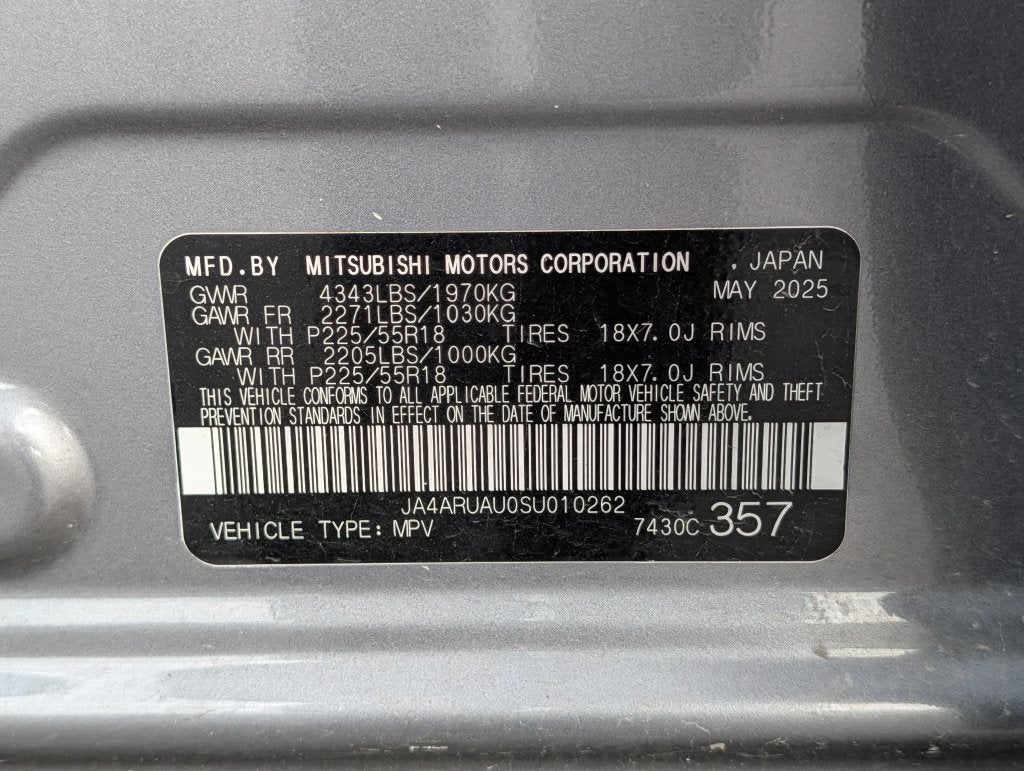 2025 Mitsubishi Outlander Sport 2.0 ES