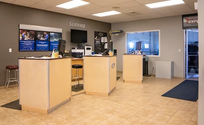 The exterior of the Fremont Ford Cody service department